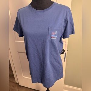 Vineyard Vines Beach Fireworks Short Sleeve Pocket T-Shirt
